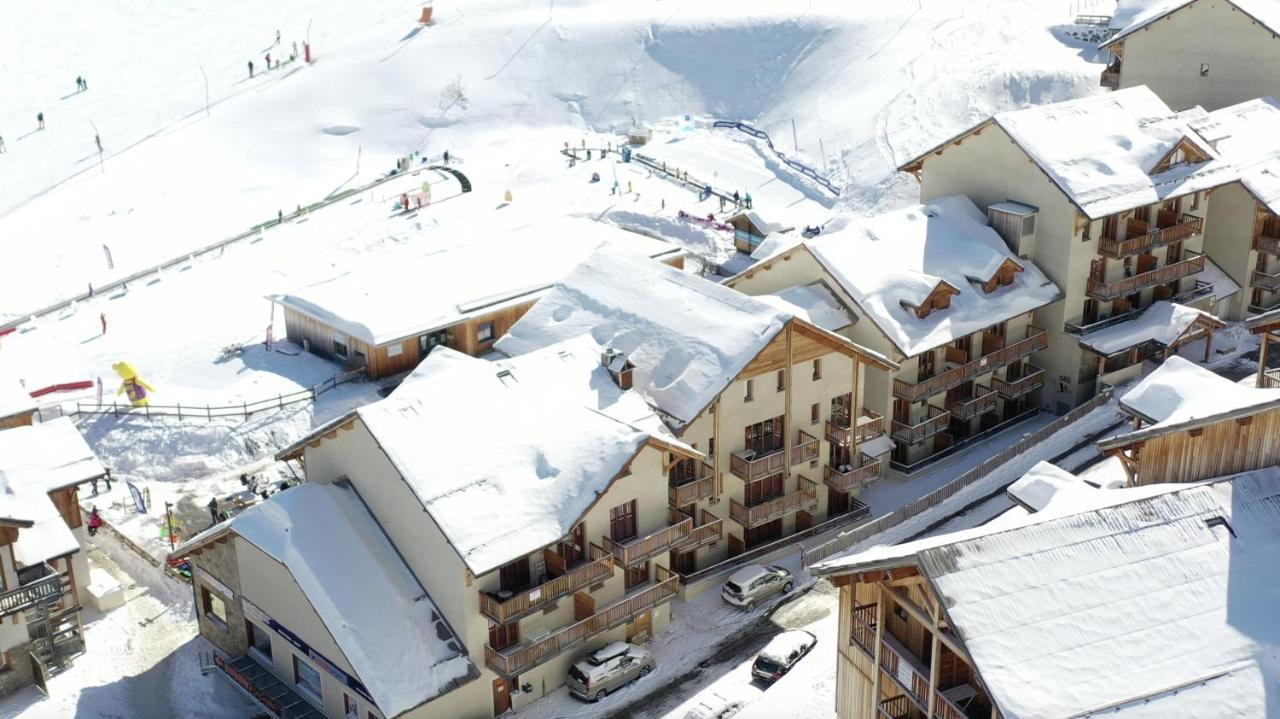 Les Terrasses Du Soleil D'Or By Infini Mountain Aparthotel Les Orres Exterior photo